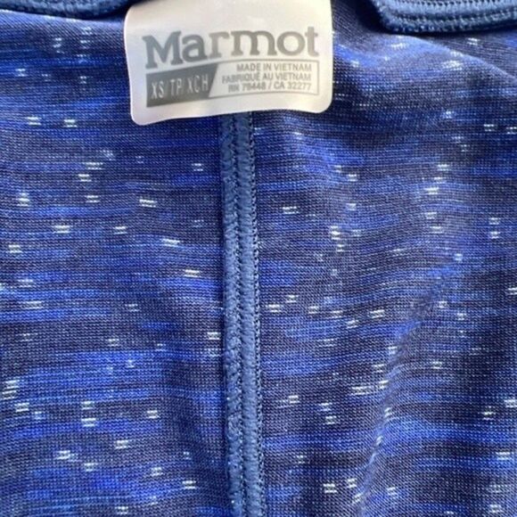 SALE 2/$20 Marmot Size XS X-Small Space Blue Racerback Athletic Hiking Tank Top - Picture 4 of 6